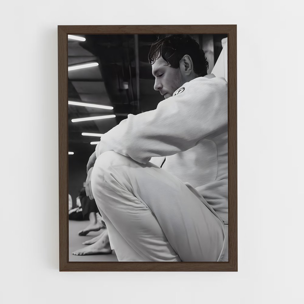 Poster Roger de gracie – affiche Jiu-jitsu brésilien (vue 5)